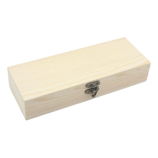 Caja De Madera Sin Terminar Caja De Madera Lisa Con Tapa S Caja De Madera Sin Terminar Caja De Madera Lisa Con Tapa S