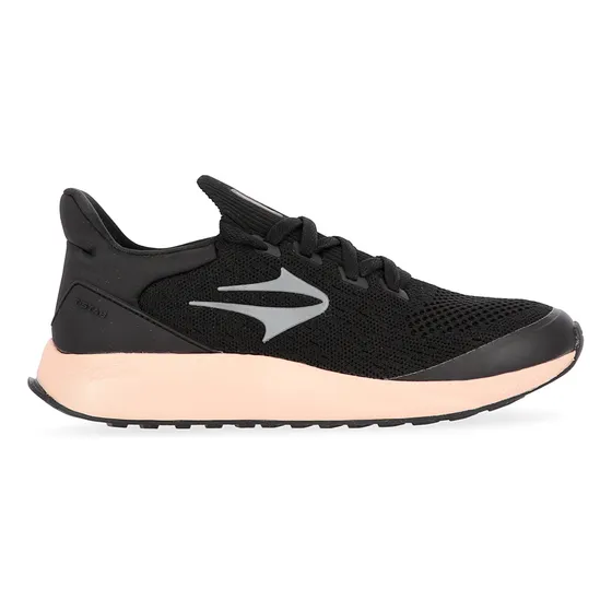 Zapatillas Topper Split Knitted Mujer En Negro Y Rosa | Moov