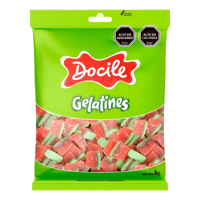 Gomitas Tajadas De Sandia - 1 Kg Docile