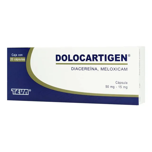 Dolocartigen 50/15 Mg Caja C/20 Capsulas - TEVA MEXICO