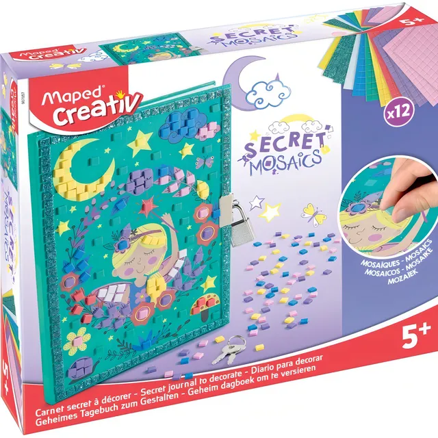 Diario Secreto - Kit Mosaicos Maped Niños