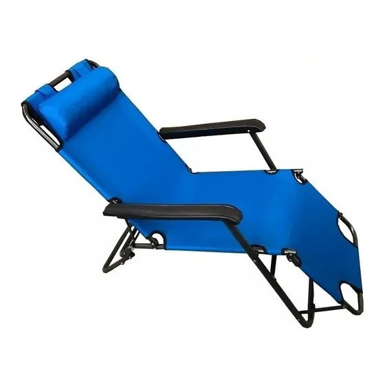 Reposera Plegable Playa, Jardin, Camping Reclinable 178 Cro