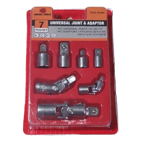 Juego De Adaptadores Y Cardanes Para Ratchet 7 Pcs