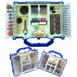 Acessórios P/ Mini Retífica Esmeril 145 Peças Com Maleta Acessórios P/ Mini Retífica Esmeril 145 Peças Com Maleta