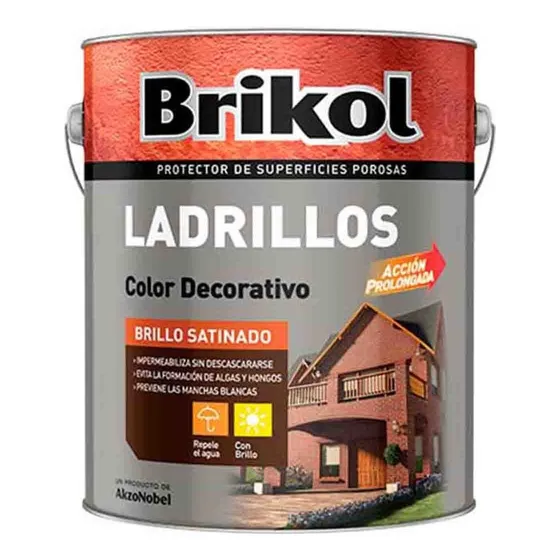 Brikol Ladrillos Protector Impermeabilizante 10 Lts Color Natural