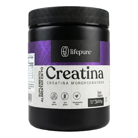 Creatina Monohidratada 100% Pura Lifepure 300g Neutro Neutro
