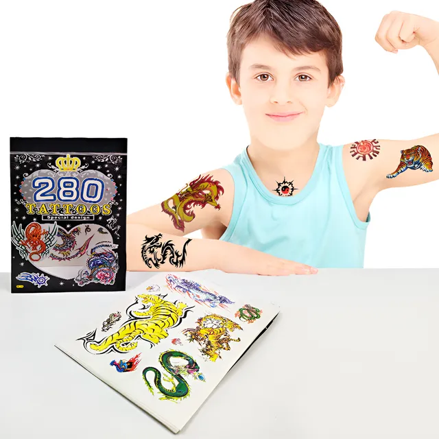 Tatuajes Temporales Niños Tattoos Juguetes X3 Libros