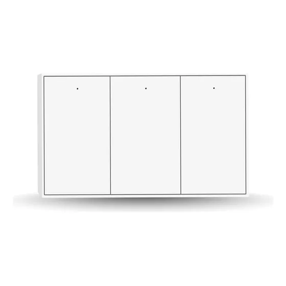 Interruptor De Luz Neutra Zemismart Tuya Zigbee 3 Gang