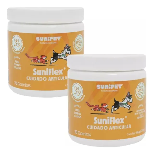 Suniflex - Suplemento Articulaciones Perros/gatos - Pack 2 U