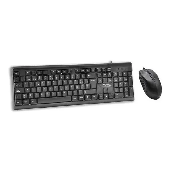 Combo Teclado/mouse Unno Tekno Kb6721bk Usb Español Negro