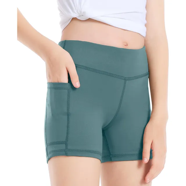 Pantalon Corto Voleibol Para Niña Licra Gimnasia Ciclismo