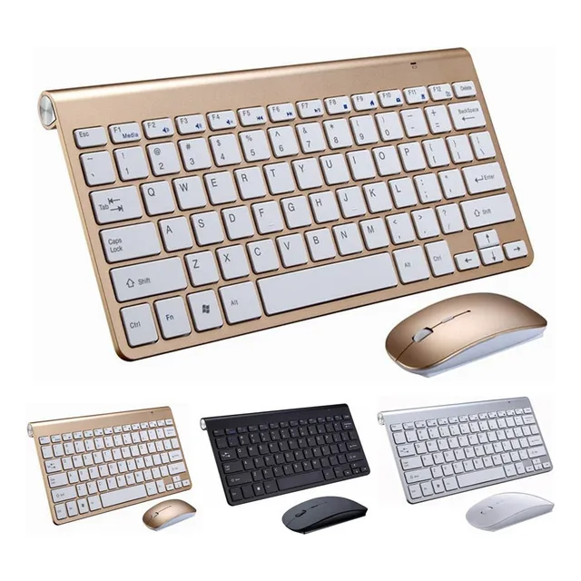 Mini Portable Wireless Keyboard And Mouse Laptop Set