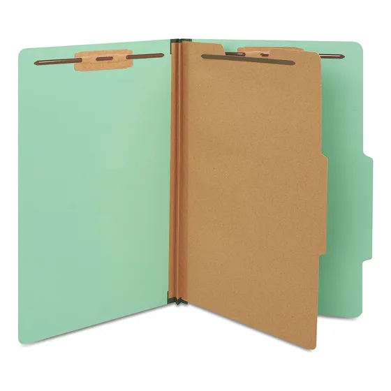 Carpeta Clasificatoria Para Grapas, Cartón Prensado, Tamaño