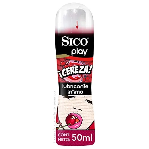 Sico Play ¡cereza! Lubricante Íntimo Sabor Cereza Envase De