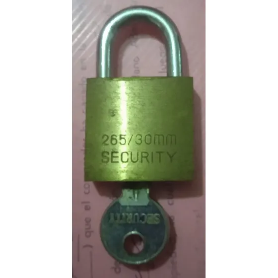 Candado Security De 30 Mm Usado
