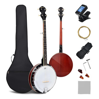 Banjo De 5 Cuerdas, Banjo De Tamaño Completo De 39 Pulgadas Banjo De 5 Cuerdas, Banjo De Tamaño Completo De 39 Pulgadas