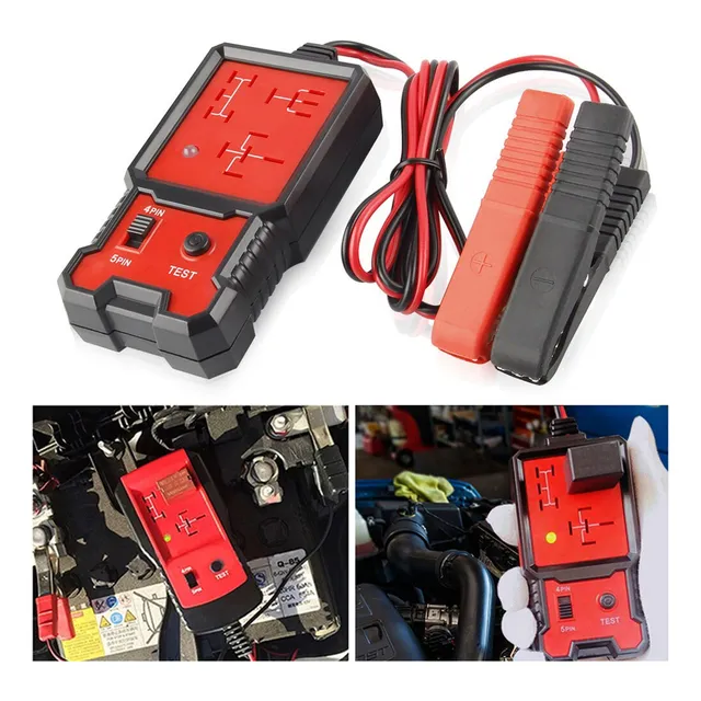 Comprobador De Batería,coche Relé Probador De Voltaje,12v