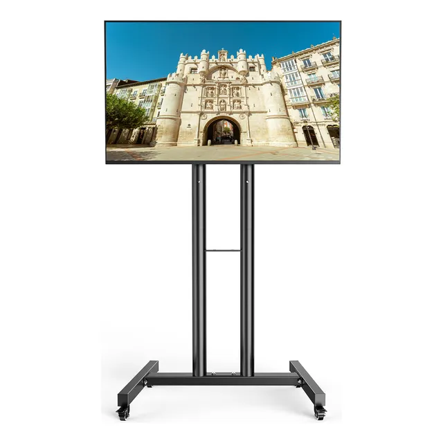 Soporte De Piso Carrito Para Tv 32'' A 80'' Móvil Con Ruedas