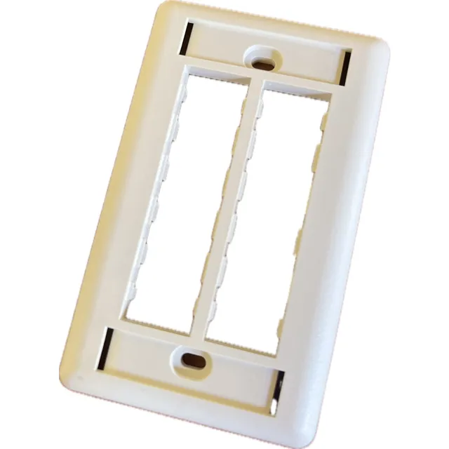 6 Placas Pared 6 Puertos Rj-45 Tracjack Otronics Or-40300545