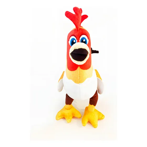 Peluche Bartolito Mis Primeros Pasos La Granja De Zenón Color Naranja/amarillo/rojo/blanco