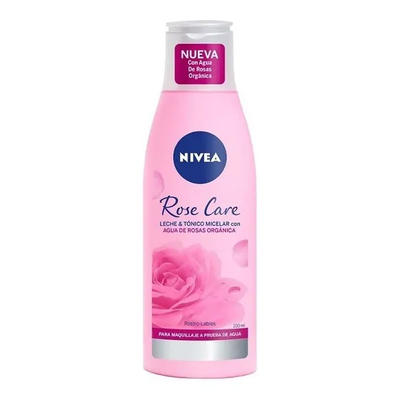 Nivea Rose Leche Y Tonico Micelar  2en1 200ml