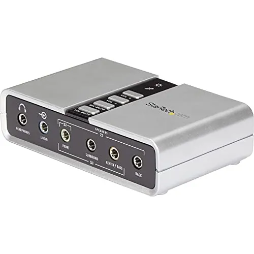 Startech.com Tarjeta De Sonido Usb 7.1 - Tarjeta De Sonido E