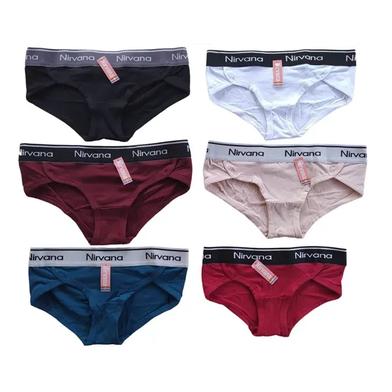 Trio Pantys Nirvana Culotte Algodón Mujer (3 Unidad)