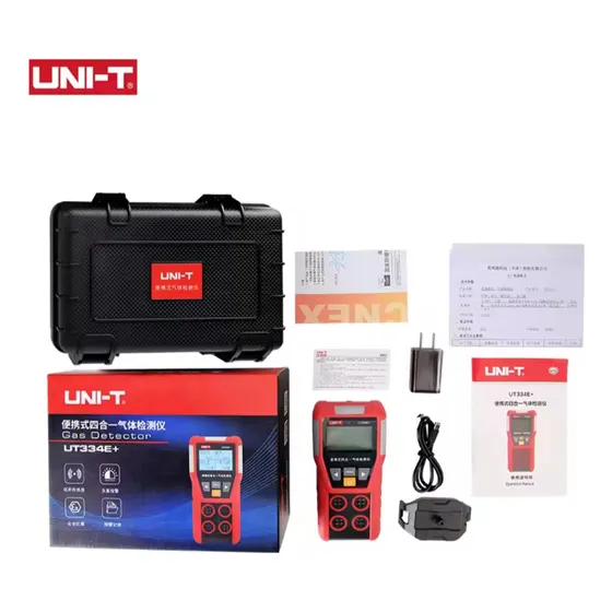 Detector De Gas 4 En 1 Uni-t Ex,o2,h2s,co Multigas