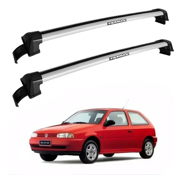 Barras Techo Eqmax New Wave Volkswagen Gol 2 Puertas G2 Gris