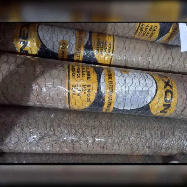 Rollo Malla Pollito Hueco 1/2 De 25mts*0,90mts
