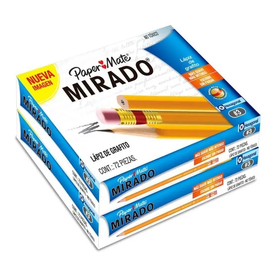 Lapiz Mirado N°2 1/2 Caja C/72 Precio Mayoreo $319.05