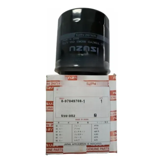 Filtro Aceite Motor Diesel Isuzu (4ja1-4jb1)