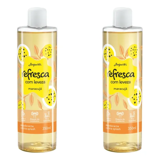 Kit Deo Colônia Refresca Leveza Splash 350ml - Jequiti