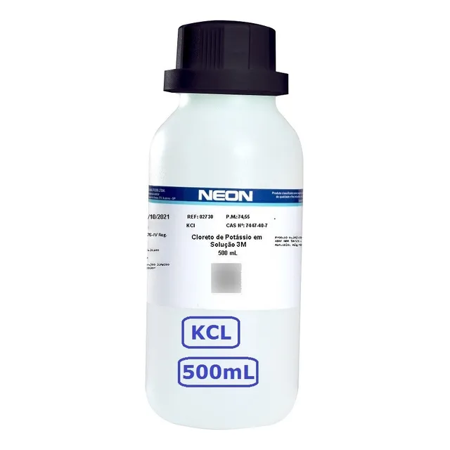 Solução Kcl 3 M Repouso Eletrodo Phmetro Volume 500 Ml