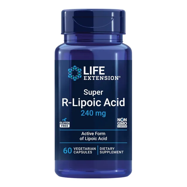 Acido R Lipoico 240mg 60 Capsulas Life Extension