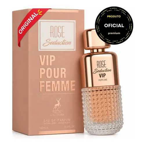Rose Seduction Vip Para Mulheres Maison Alhambra Edp 100 Ml