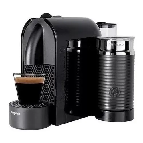 Cafetera Nespresso Umilk Excelentes Condiciones D55 Negro