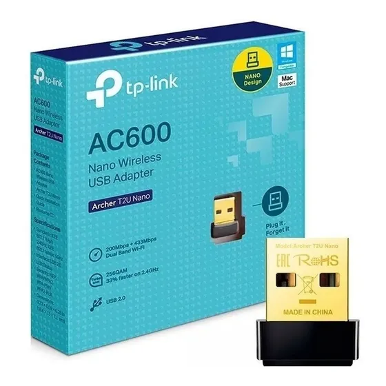 Antena Wifi  | Archer T2u |  Usb Nano | 600mbps  |  Tp Link