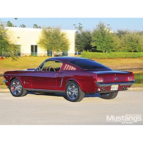 1966_ford_mustang_fastback+back Mouse Pads Mousepads Clasico