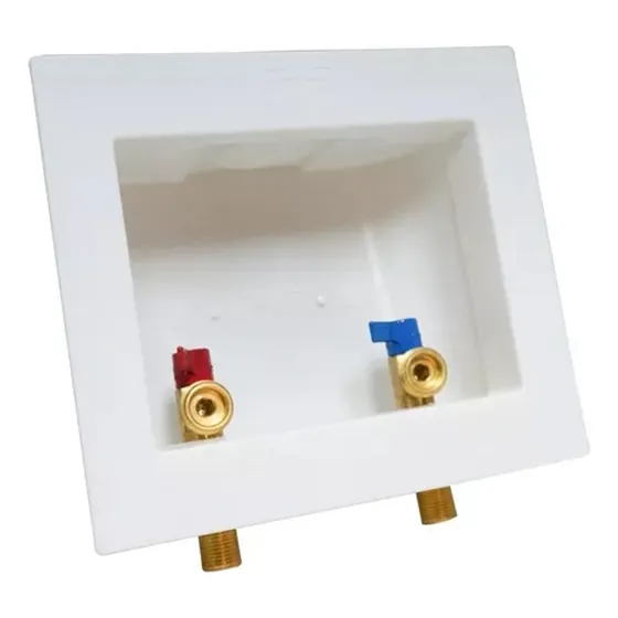 Caja Conexiones Lavadora Marca Coflex Con Válvulas