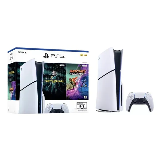 Consola Ps5 Sony Blu-ray Ratchet & Clark + Returnal Mu Blanco