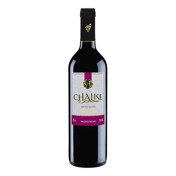Vinho Tinto Suave Brasileiro Serra Gaúcha Chalise Garrafa 750 ml