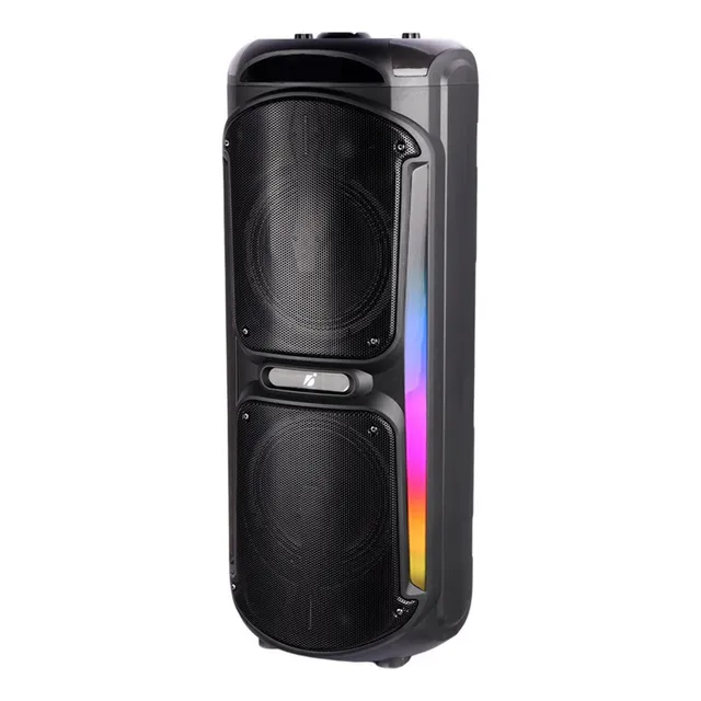 Bocina 75w Portatil Bluetooth 2*8  Led Karaoke Microfono