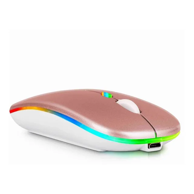 Mouse Bluetooth Silencio Inalámbrico Recargable Para iPad/pc