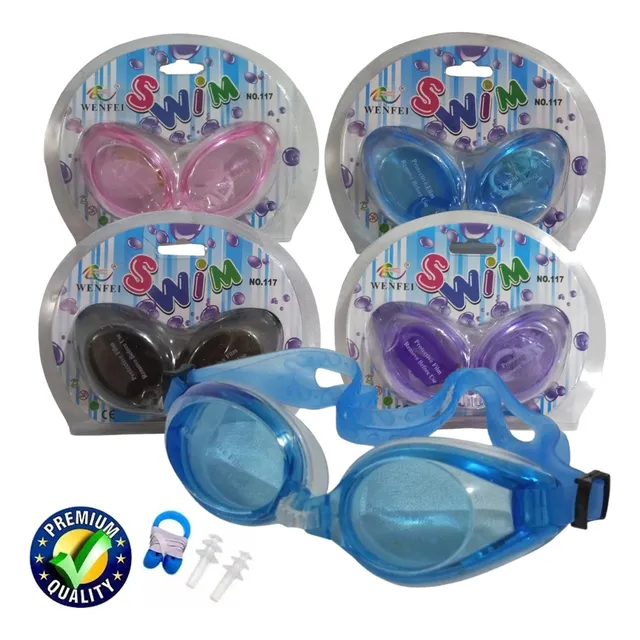 Lentes Alta Definición Tapones Oídos De Natación Para Niños
