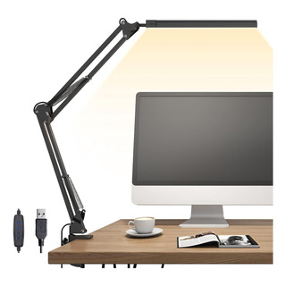 Lámpara De Escritorio Led Brazo Oscilante Giratoria 3 Modos Lámpara De Escritorio Led Brazo Oscilante Giratoria 3 Modos