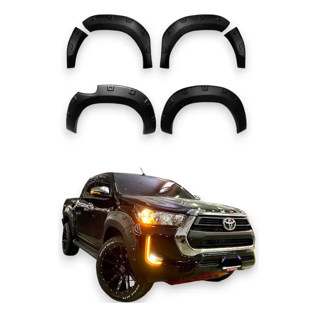 Cantoneras Para Toyota Hilux 2021 2022 2023 2024 Abs Remache