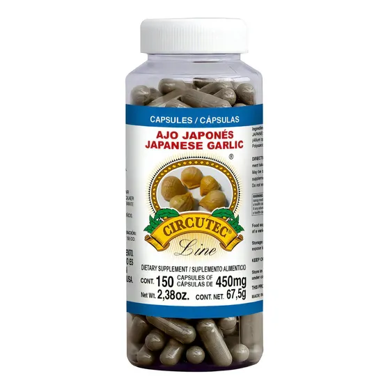 Ajo Japones Natural Orgánico 150 Capsulas Premium