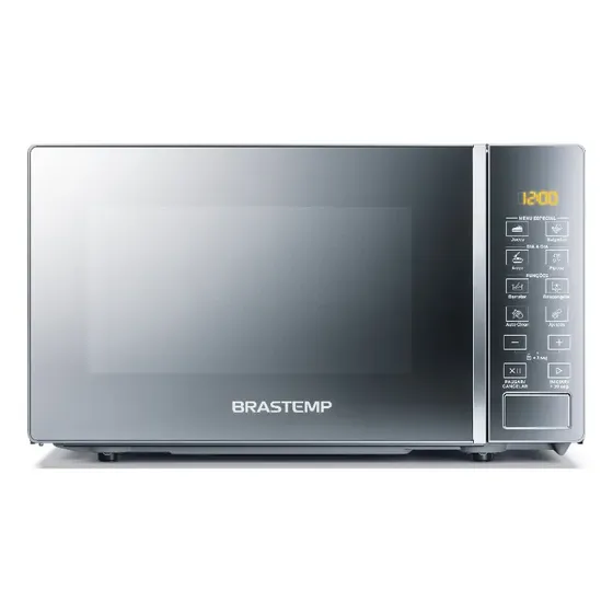 Micro-ondas Brastemp 20 Litros Em Inox Espelhado - Bms20ar