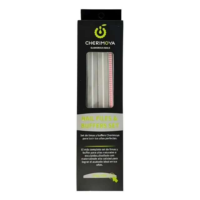 Limas De Uñas Profesionales Para Manicure 6 Piezas Cherimoya